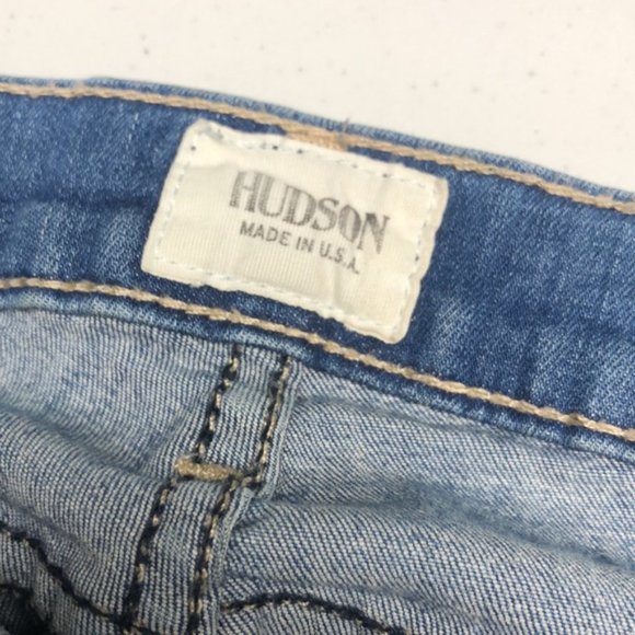 PREMIUM HUDSON KRISTA SUPER SKINNY JEANS 27x30 MADE IN USA 🇺🇸 - Picture 2 of 12